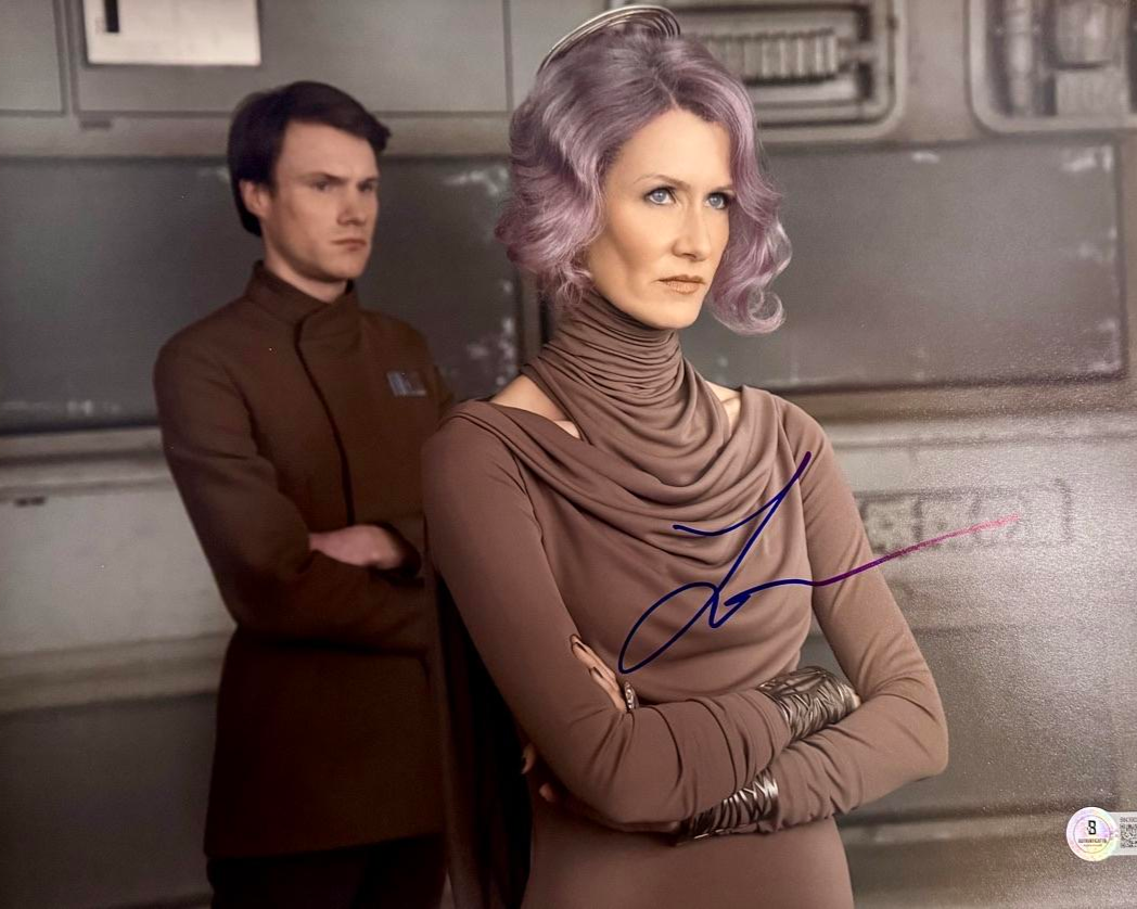 Laura Dern Signed 11x14 Photo (Star Wars) - Beckett COA
